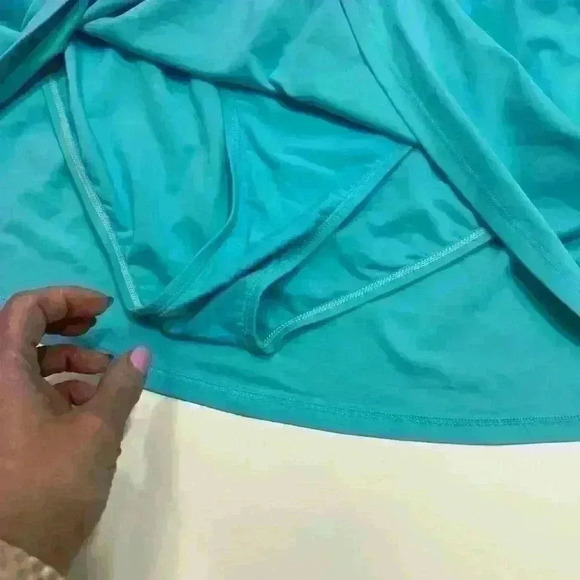 Island Escape 2XL Caribbean Blue Swim Skirt Item# 2X - Picture 2 of 5